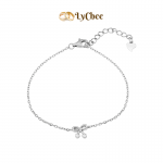Lắc chân Bạc đính đá Lychee Silver - Dương Thị Khánh Huyền