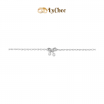 Lắc chân Bạc đính đá Lychee Silver - Dương Thị Khánh Huyền