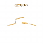 Lắc chân Vàng Ý 18K Lychee - Dương Thị Khánh Huyền
