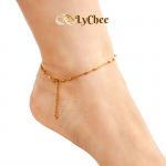 Lắc chân Vàng Ý 18K Lychee - Dương Thị Khánh Huyền