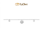 Lắc chân Bạc đính đá LycheeSilver - Dương Thị Khánh Huyền