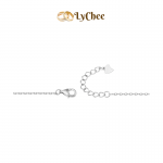 Lắc chân Bạc đính đá LycheeSilver - Dương Thị Khánh Huyền