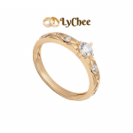 Nhẫn Vàng 18K đính đá ECZ PNJ XMXMY011534 - Mai Thị Lan Anh