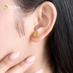 Bông tai Vàng 10K PNJ Kim Bảo Như Ý- Lê Thị Bảo Ngọc