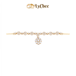 Dây cổ Vàng 14K đính đá CZ Lychee - Nguyễn Nhựt Duy