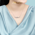 Dây cổ Kim cương Vàng trắng 14K PNJ - Nguyễn Nhựt Duy