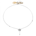 Dây cổ Kim cương Vàng trắng 14K My First Diamond  - Nguyễn Nhựt Duy 