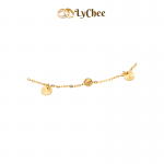 Lắc chân vàng Ý 18K Lychee Gold - Dương Thị Khánh Huyền