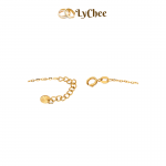 Lắc chân vàng Ý 18K Lychee Gold - Dương Thị Khánh Huyền