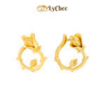 Bông tai cưới Vàng 18K - Lê Thị Bảo Ngọc