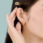 Bông tai cưới Vàng 18K - Lê Thị Bảo Ngọc