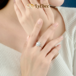 Nhẫn Bạc đính đá LycheeSilver - Mai Thị Lan Anh