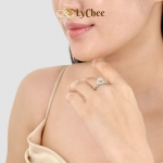 Nhẫn Kim cương Vàng trắng 14K Timeless Diamond - Mai Thị Lan Anh