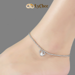 Lắc chân Bạc đính đá Lychee HELLO KITTY2 - Dương Thị Khánh Huyền