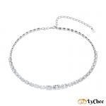 Dây chuyền Kim cương Vàng Trắng 18K Lychee - Nguyễn Nhựt Duy