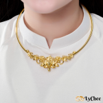 Dây chuyền cưới Vàng 18K Lychee Trầu Cau - Nguyễn Nhựt Duy