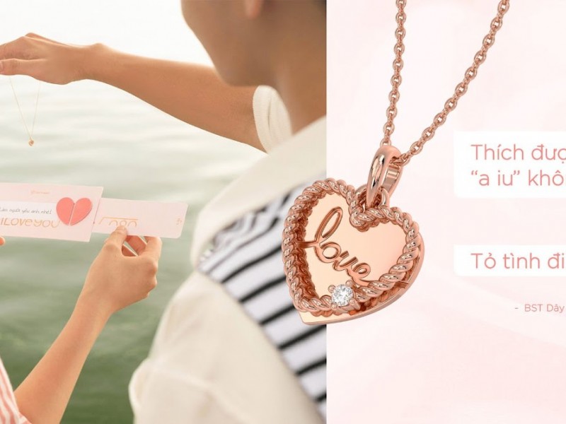 BST DÂY CHUYỀN TỎ TÌNH - MÓN QUÀ GHI DẤU KHOẢNH KHẮC TÌNH YÊU BẮT ĐẦU - Dương Thị Khánh Huyền