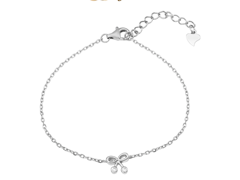 Lắc chân Bạc đính đá Lychee Silver - Dương Thị Khánh Huyền