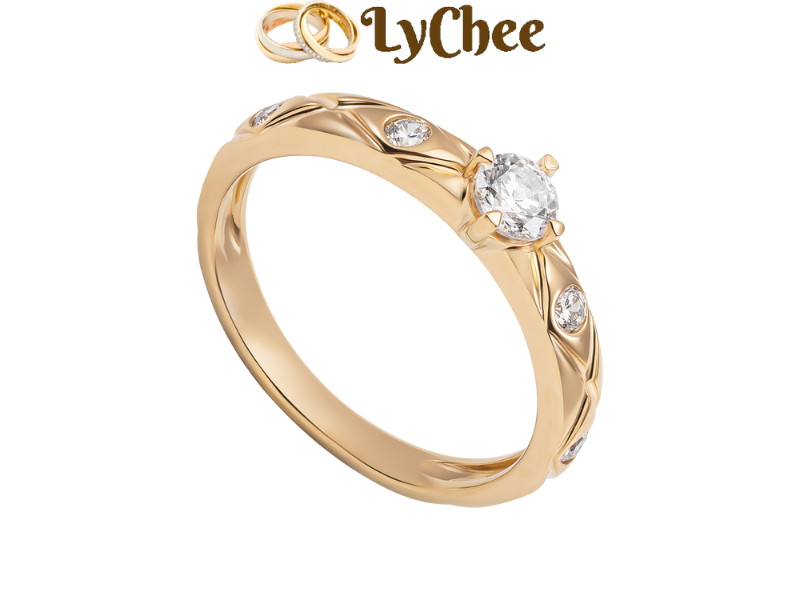 Nhẫn Vàng 18K đính đá ECZ PNJ XMXMY011534 - Mai Thị Lan Anh