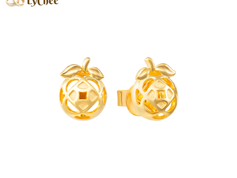 Bông tai Vàng 10K PNJ Kim Bảo Như Ý- Lê Thị Bảo Ngọc