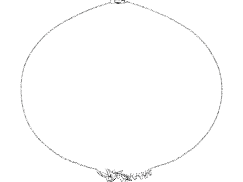 Dây cổ Kim cương Vàng trắng 14K PNJ - Nguyễn Nhựt Duy