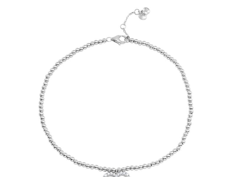 Lắc chân Bạc đính đá Lychee HELLO KITTY2 - Dương Thị Khánh Huyền