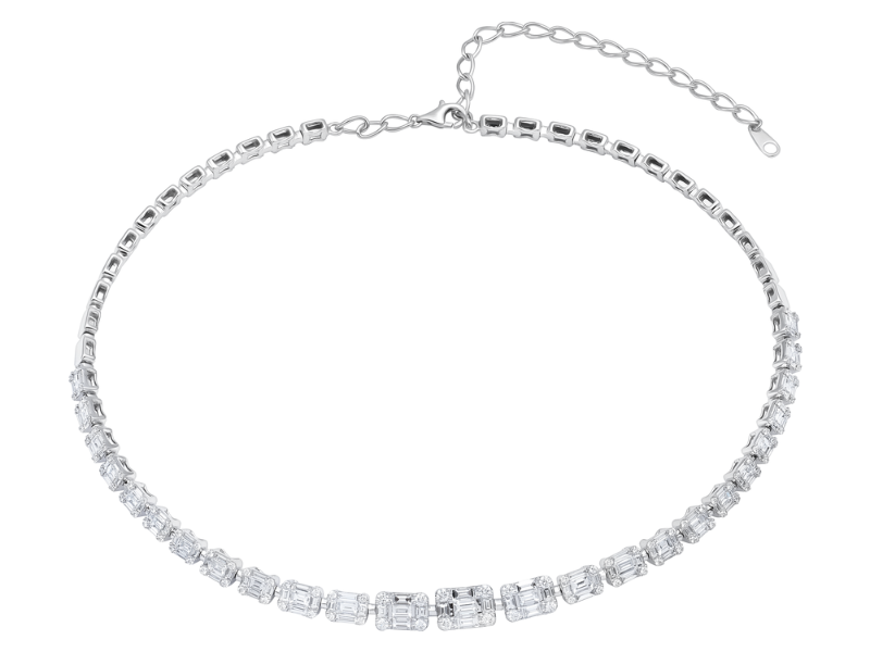 Dây chuyền Kim cương Vàng Trắng 18K Lychee - Nguyễn Nhựt Duy