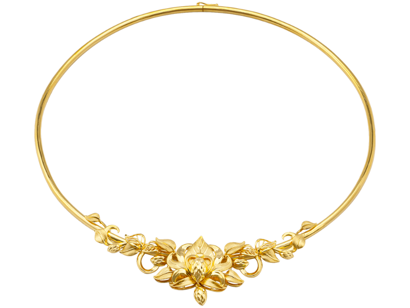 Dây chuyền cưới Vàng 18K Lychee Trầu Cau - Nguyễn Nhựt Duy