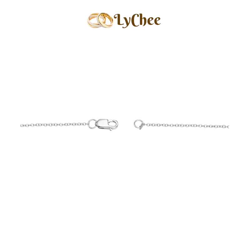 Dây cổ Kim cương Vàng trắng 14K PNJ - Nguyễn Nhựt Duy