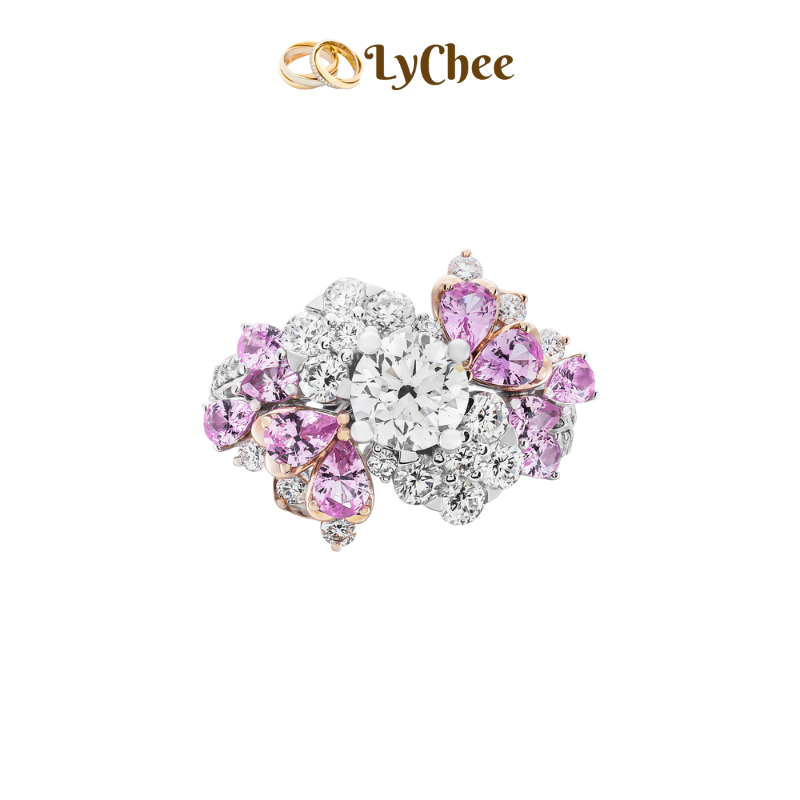 Nhẫn Kim cương Vàng 14K - Mai Thị Lan Anh