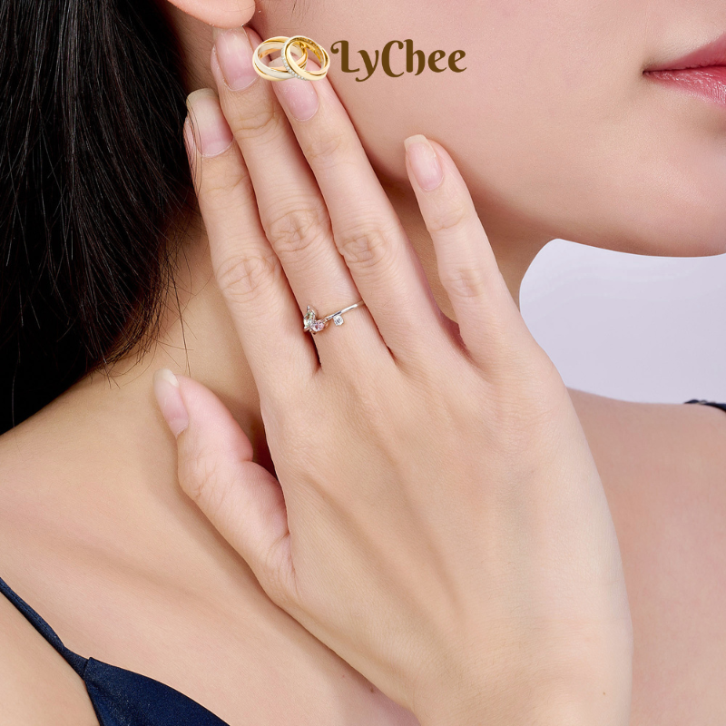 Nhẫn Bạc đính đá STYLE By Lucky Me - Mai Thị Lan Anh