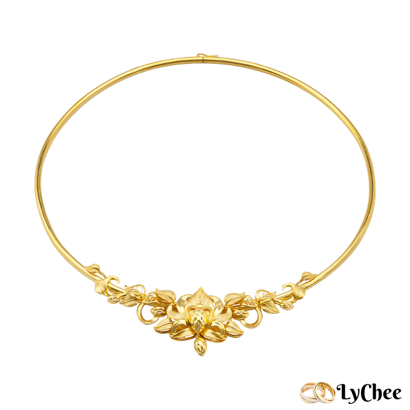 Dây chuyền cưới Vàng 18K Lychee Trầu Cau - Nguyễn Nhựt Duy