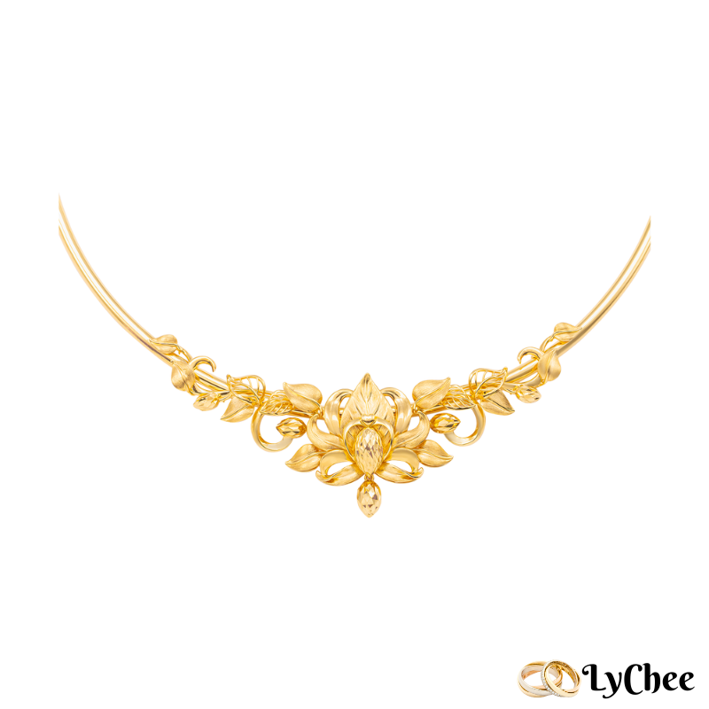 Dây chuyền cưới Vàng 18K Lychee Trầu Cau - Nguyễn Nhựt Duy