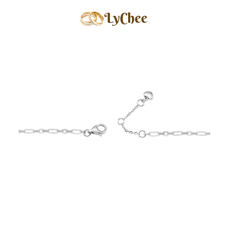 Lắc chân Bạc đính đá Lychee3 HELLO KITTY - Dương Thị Khánh Huyền